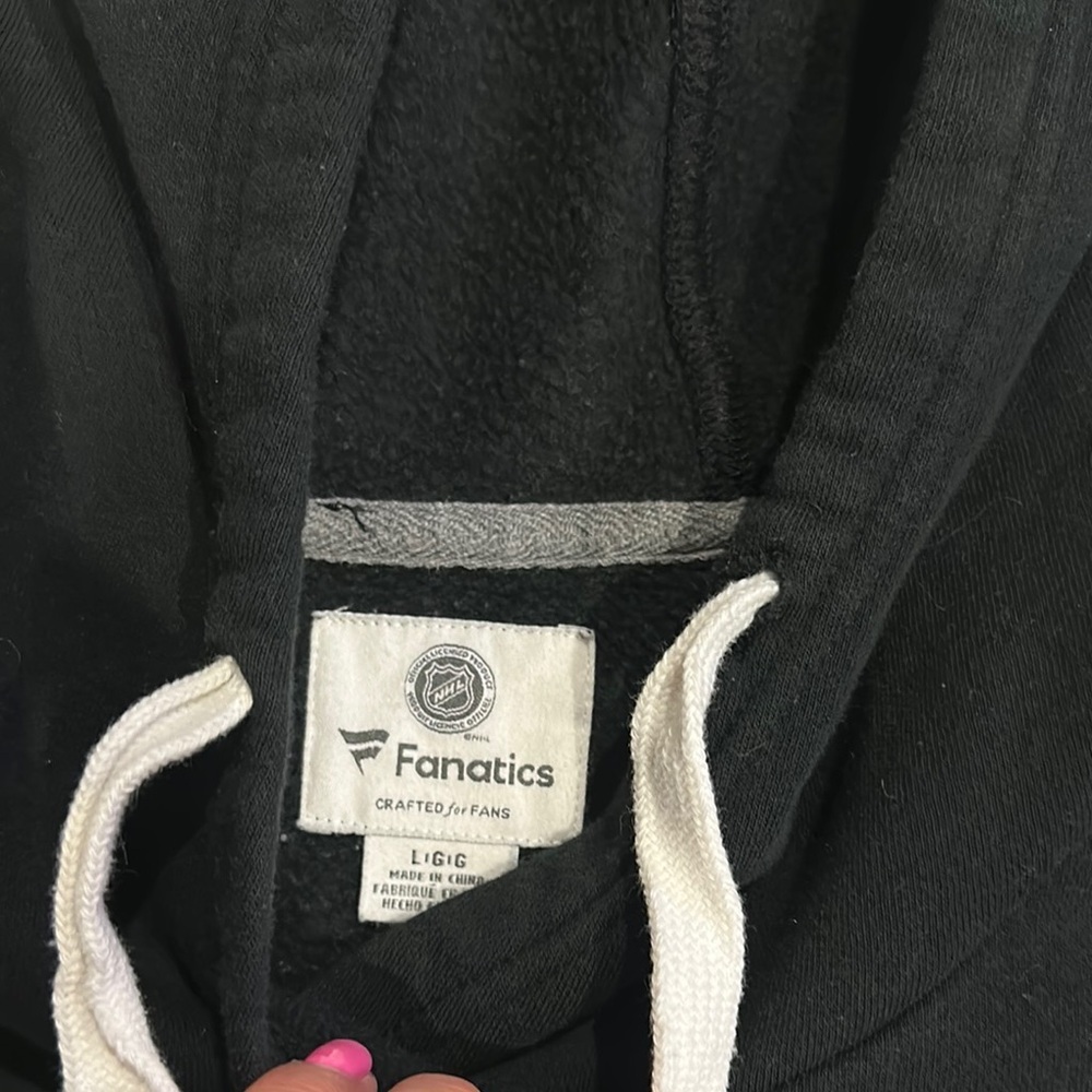 Fanatics Black and Gray Women's Hoodie - Picture 3 of 3